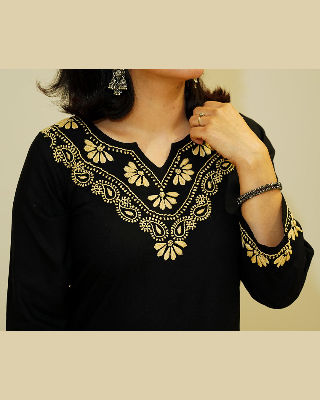 Noor Chikankari Rayon Kurta
