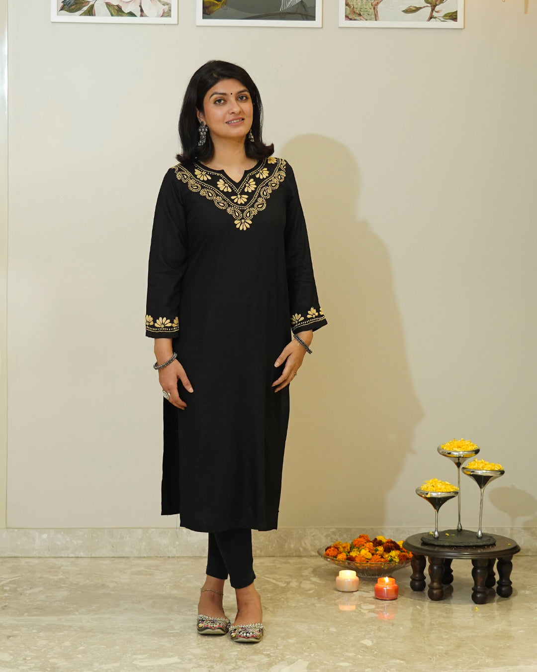 Noor Chikankari Rayon Kurta