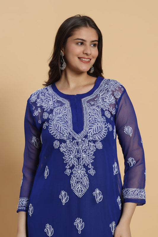Raabta Chikankari Georgette Kurta