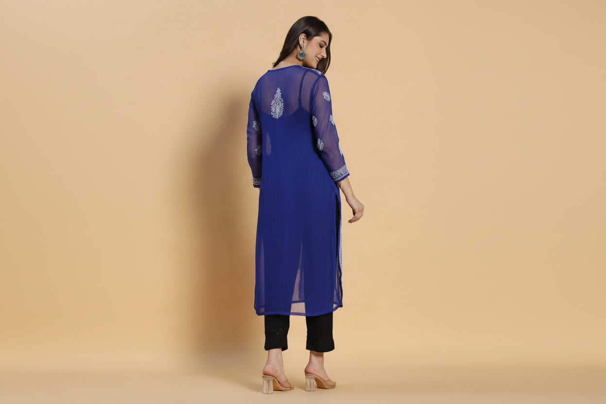 Raabta Chikankari Georgette Kurta