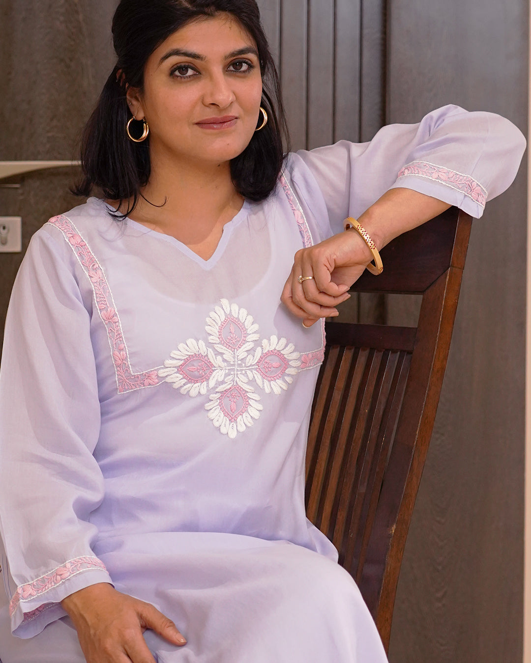 Mahek Chikankari Modal Kurta Pant Set