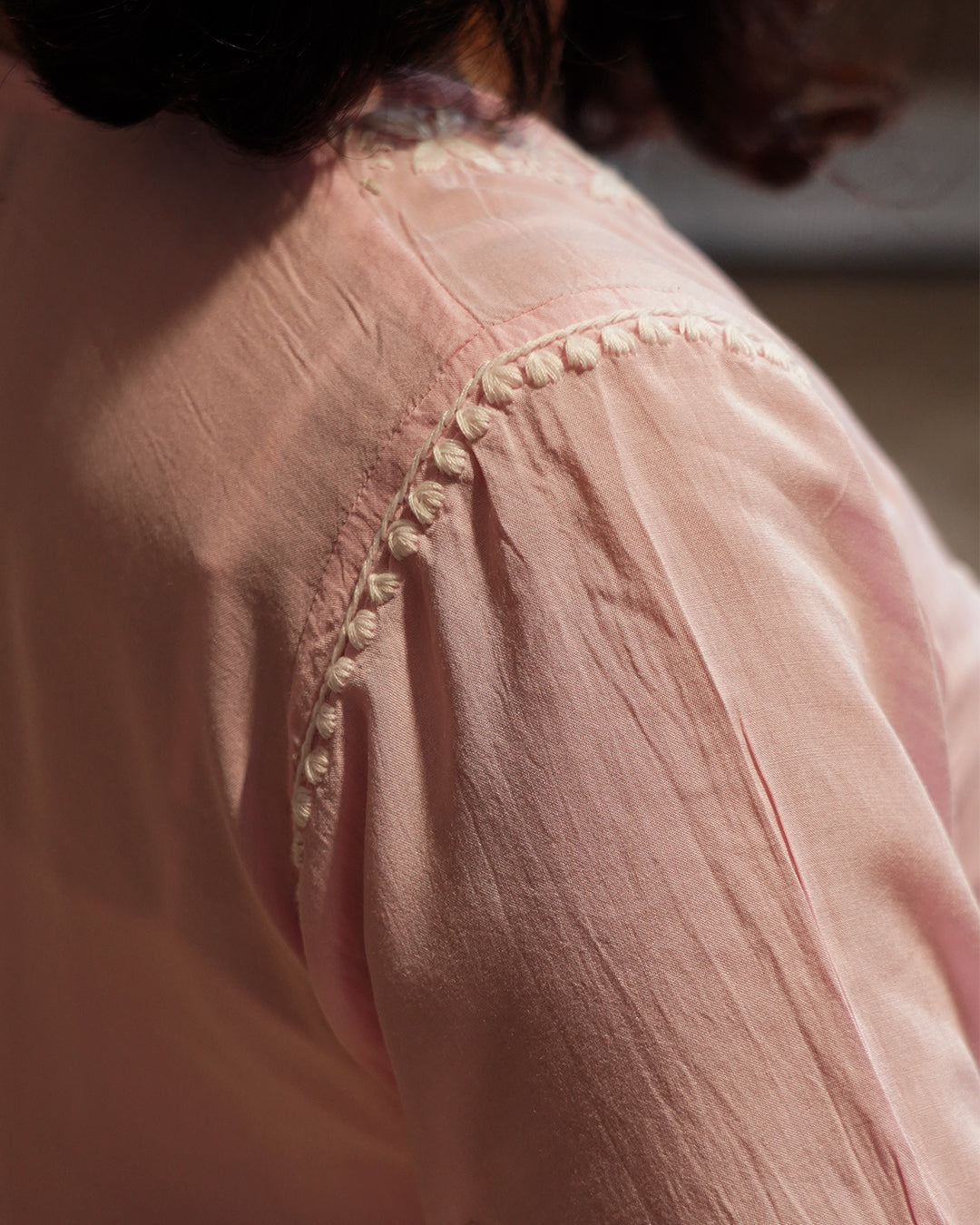 Gulab Chikankari Modal Kurta