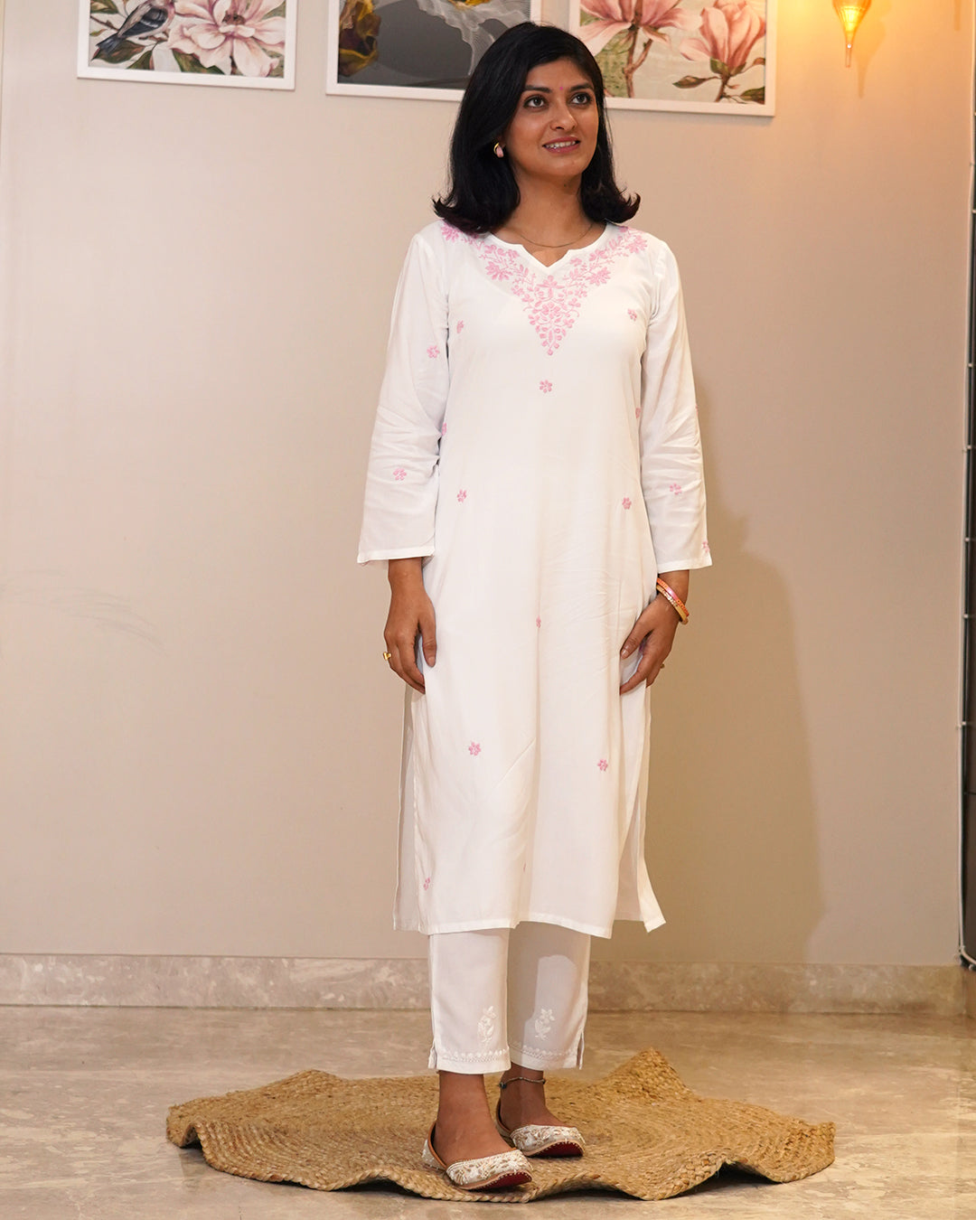 Muskaan Chikankari Rayon Kurta