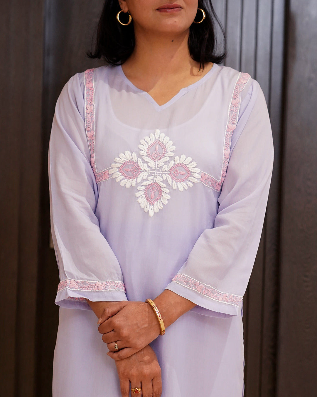 Mahek Chikankari Modal Kurta Pant Set