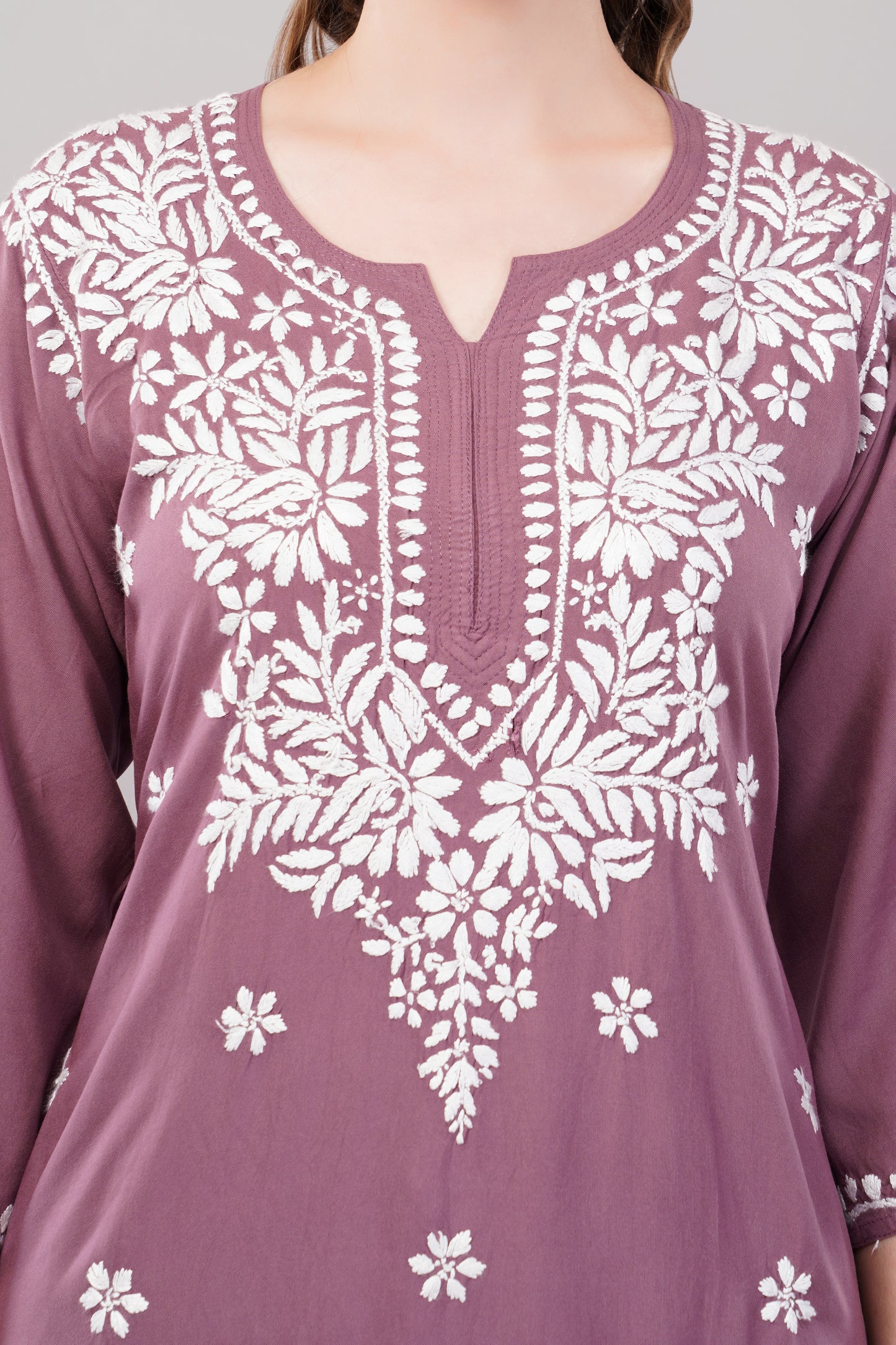 Khwab Chikankari Muslin Kurta Pant Set