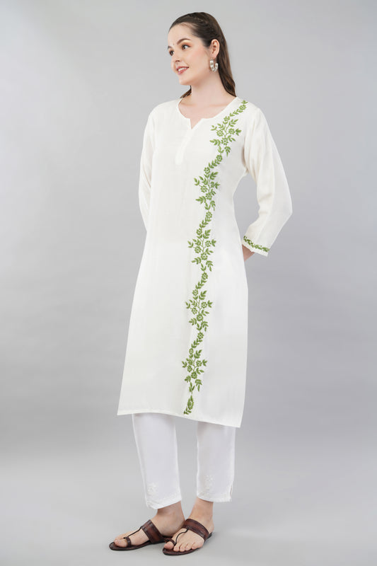 Aiza Chikankari Muslin Kurta