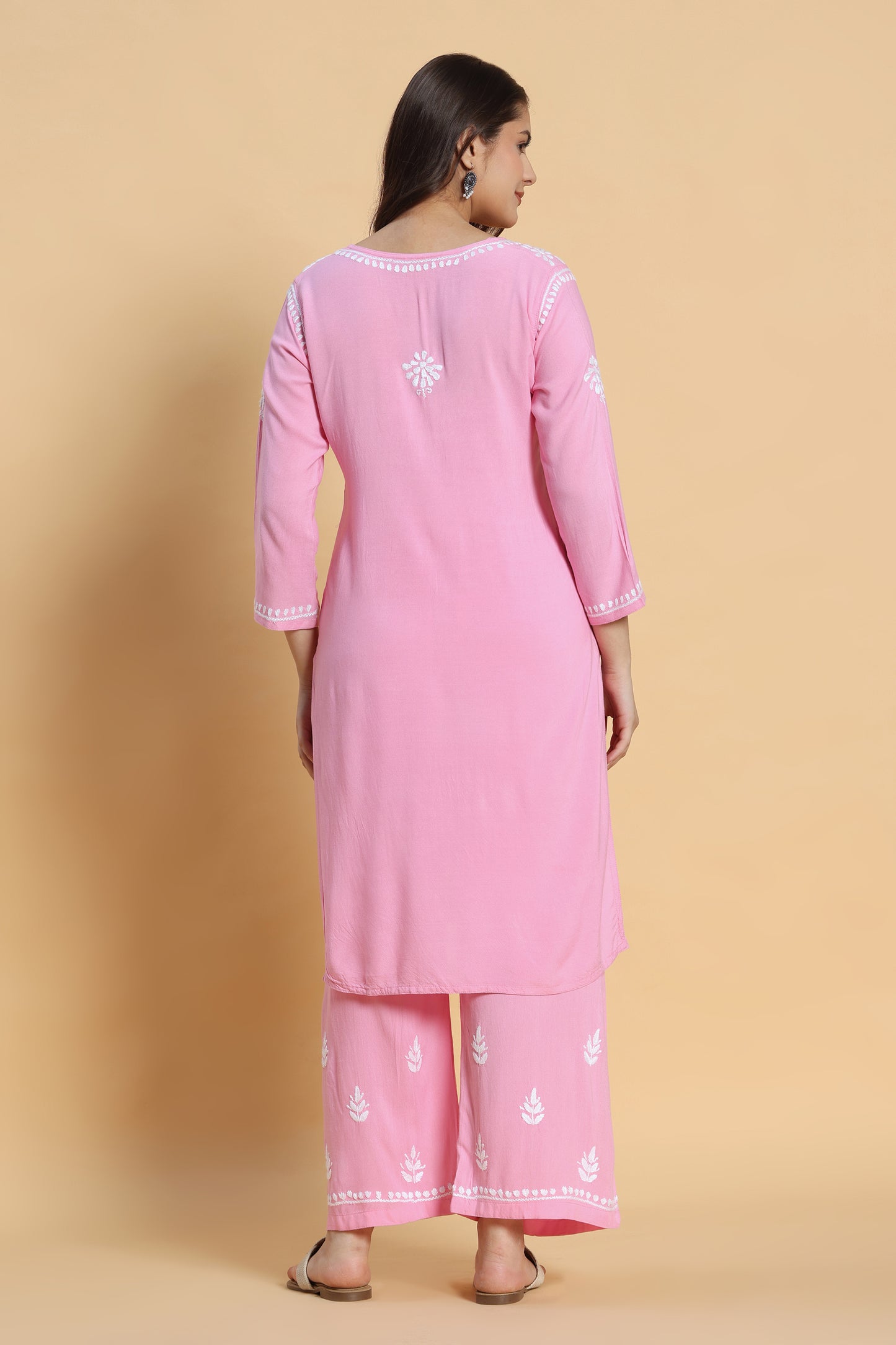 Ulfat Chikankari Rayon Kurta Pant set