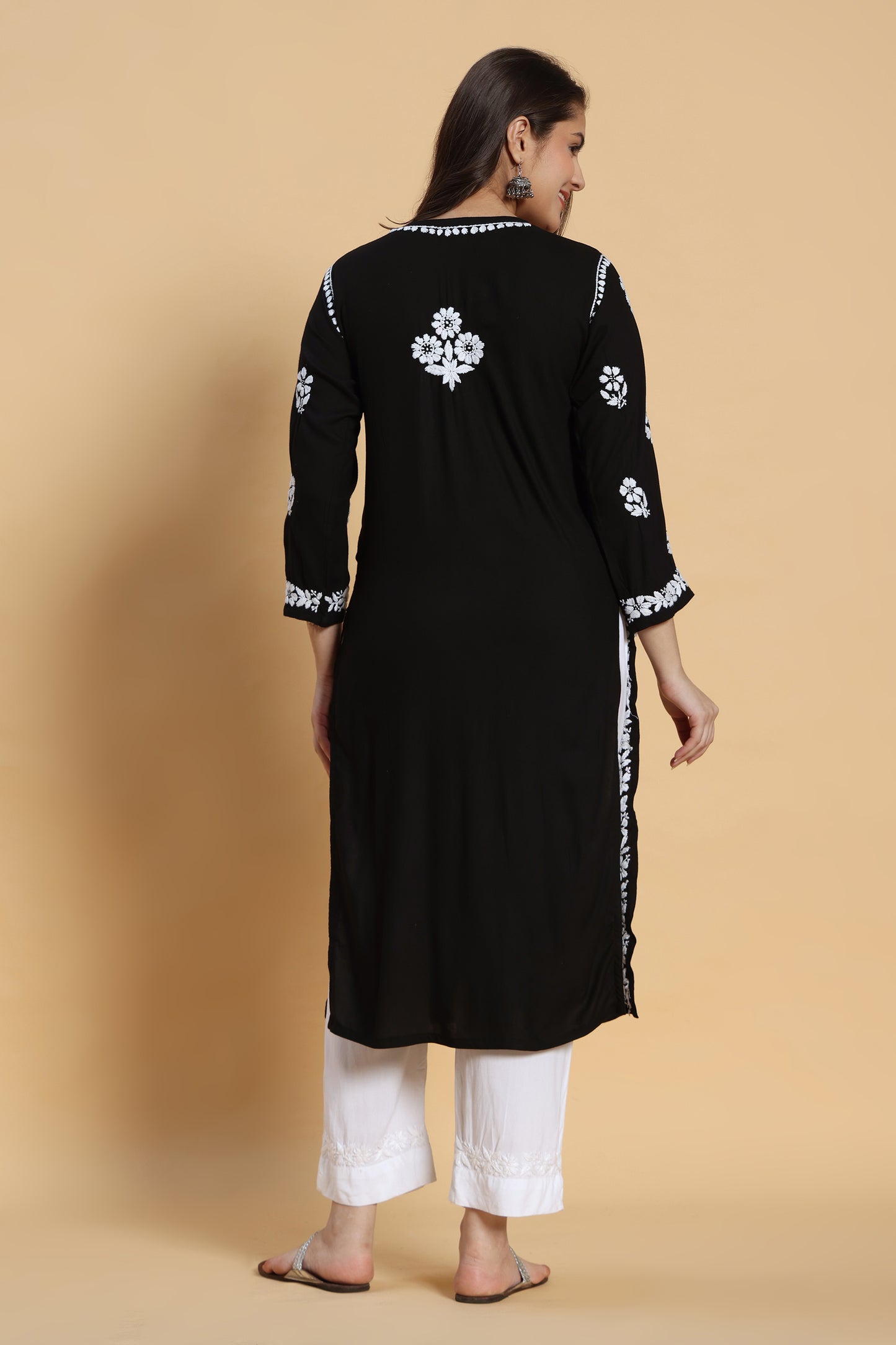 Amaanat Chikankari Rayon Kurta