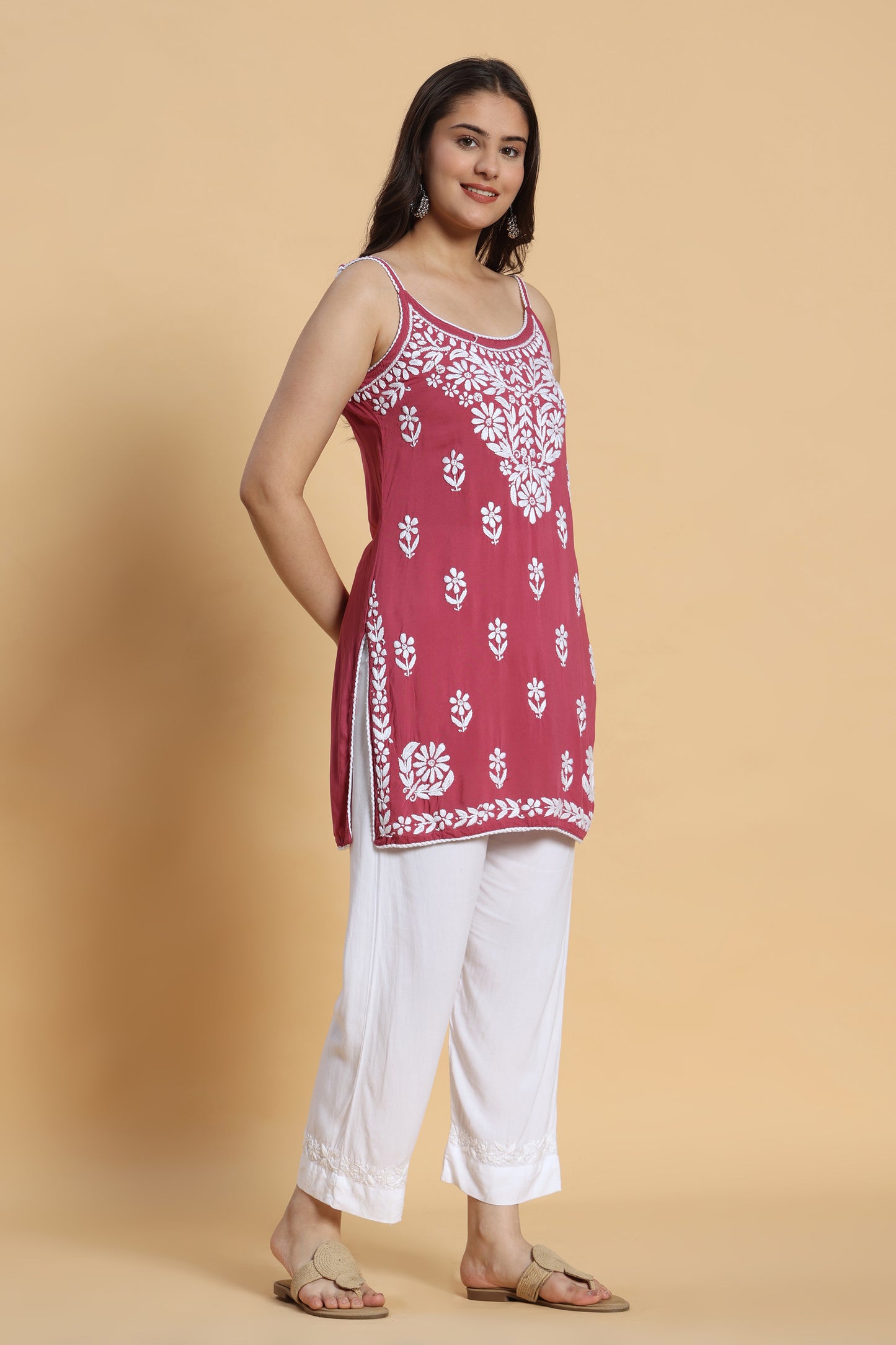Dilkashi Chikankari Modal Short Kurti