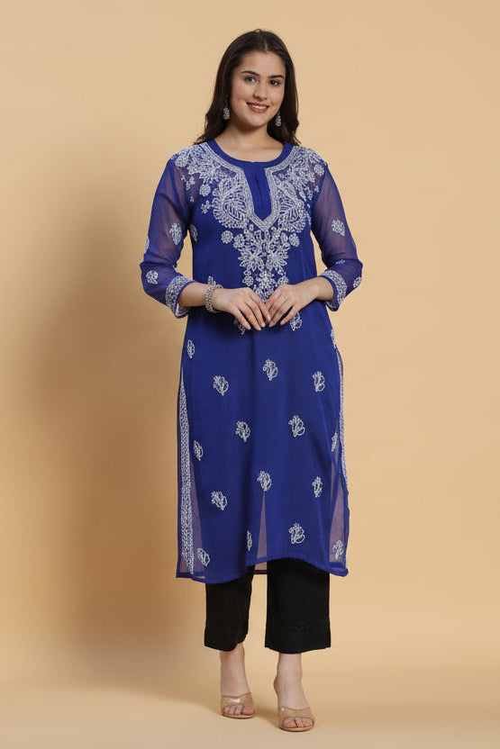 Raabta Chikankari Georgette Kurta