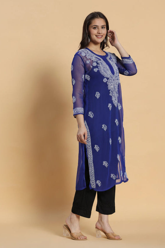 Raabta Chikankari Georgette Kurta