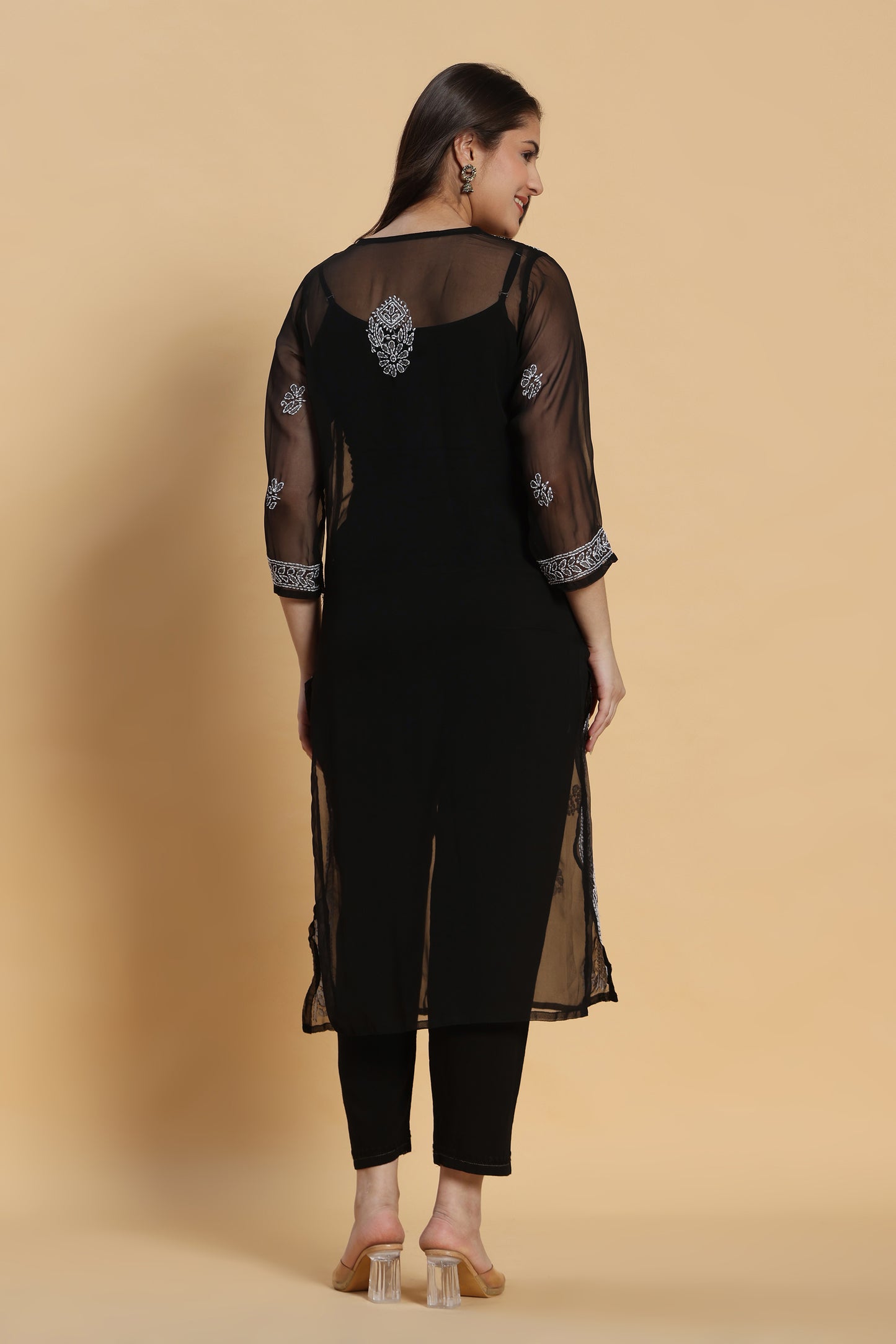 Fanaa Chikankari Georgette Kurta