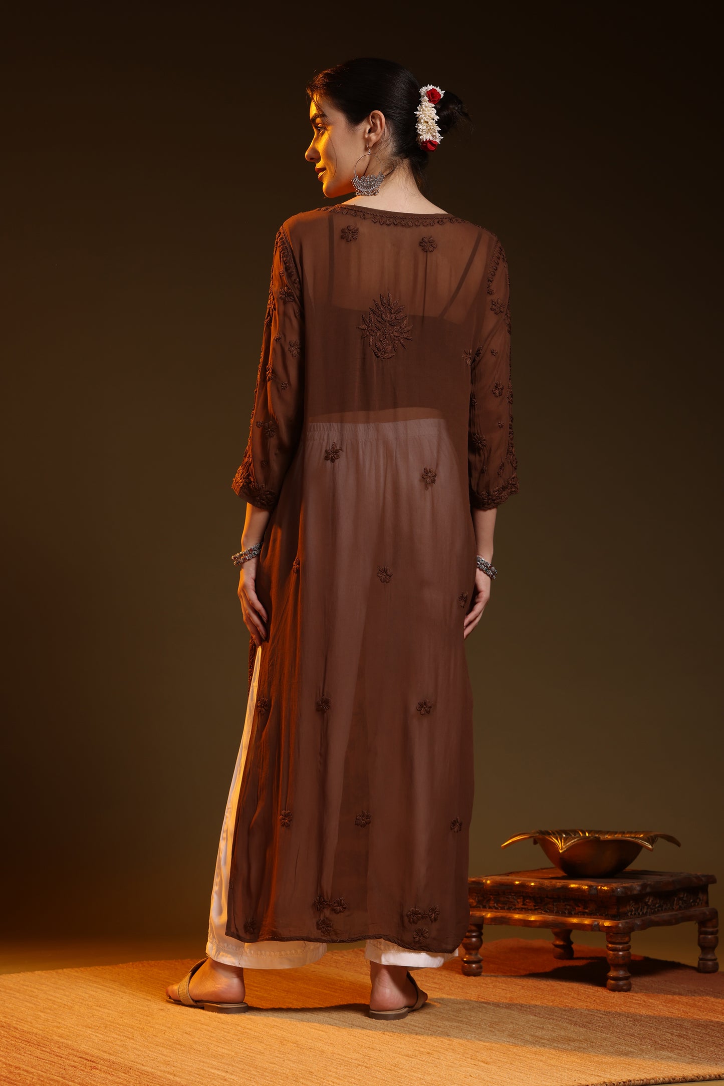 Hoor Chikankari Viscose Kurta