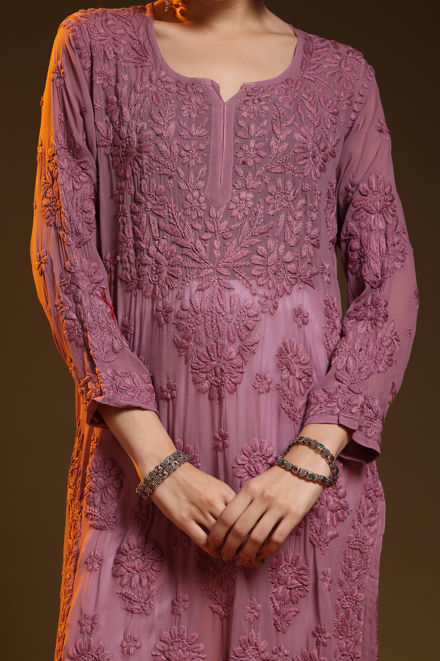 Sukoon Chikankari Viscose Kurta