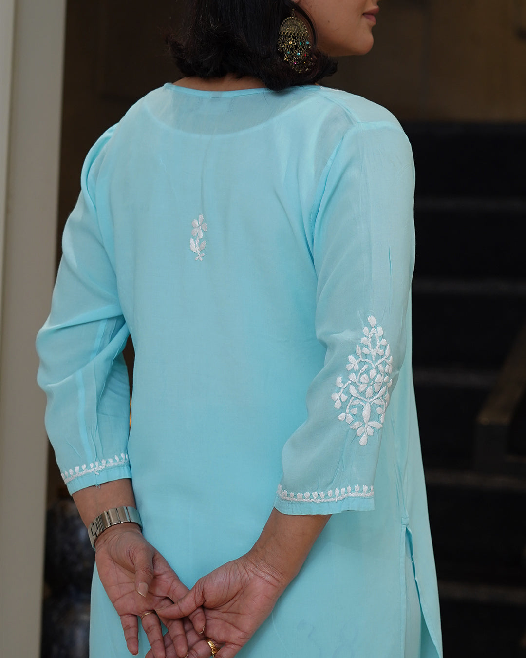 Ziya Chikankari Modal Kurta Pant Set