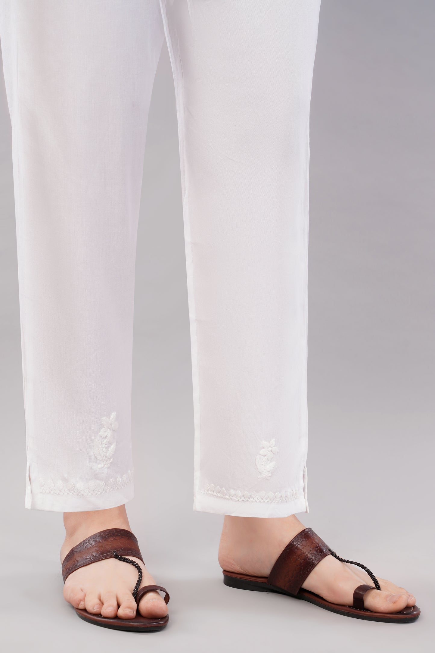 Pants Chikankari Rayon Pants